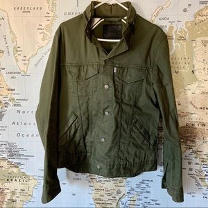 Levi’s green commuter jacket